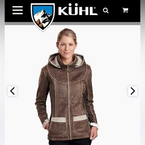 Women’s Kuhl brand Sherpa jacket, size Medium